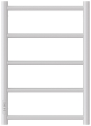 Электрический полотенцесушитель Сунержа Формат 27 60x40 12529-6040 цвет Белый-1