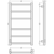 Электрический полотенцесушитель Сунержа Формат 27 80x40 12529-8040 цвет Белый-4