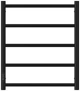 Электрический полотенцесушитель Сунержа Формат 27 60x50 17529-6050 цвет Чёрный-1