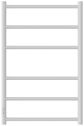 Электрический полотенцесушитель Сунержа Формат 27 80x50 30529-8050 цвет Матовый белый-1