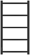 Электрический полотенцесушитель Сунержа Формат 26 80x40 31527-8040 цвет Матовый чёрный-1