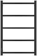 Электрический полотенцесушитель Сунержа Формат 26 80x50 31527-8050 цвет Матовый чёрный-1