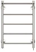 Электрический полотенцесушитель Сунержа Формат 30 60x40 00530-6040 Без покрытия-1