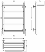 Электрический полотенцесушитель Сунержа Формат 30 60x40 00530-6040 Без покрытия-3