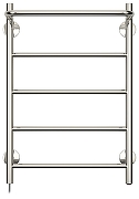 Электрический полотенцесушитель Сунержа Формат 30 60x40 00531-6040 Без покрытия-1