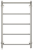 Электрический полотенцесушитель Сунержа Формат 30 80x50 00531-8050 Без покрытия-1
