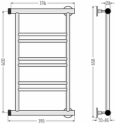 Водяной полотенцесушитель Сунержа Минор 0601 60x40 00601-6040 Без покрытия-4