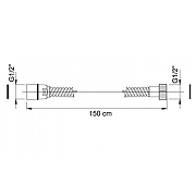 Душевой шланг Fima Carlo Frattini Shower accessories F2021BR цвет Бронза состаренная-1