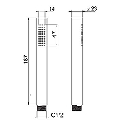 Ручной душ Fima Carlo Frattini Handshowers F2067OTOS цвет Золото брашированное-1