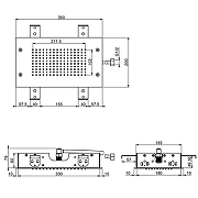 Верхний душ Fima Carlo Frattini Showerhead F2805HS цвет Шампань брашированная-1