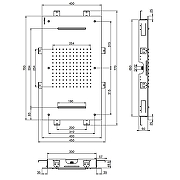 Верхний душ Fima Carlo Frattini Showerhead F2903HS цвет Шампань брашированная-1