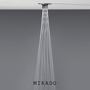 Верхний микродуш Fima Carlo Frattini Waterdot F3710GKSN цвет Никель брашированный-1