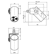 Верхний душ Fima Carlo Frattini Showerhead F5918NS цвет Черный матовый-1