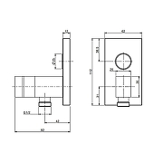 Шланговое подключение Fima Carlo Frattini Switch F5924/1OR цвет Золото-1