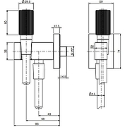 Душевой гарнитур Fima Carlo Frattini Switch ON F5975OR цвет Золото-1