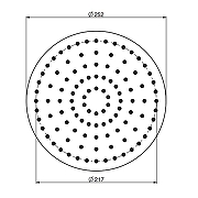 Верхний душ Fima Carlo Frattini Showerhead F2794/2CR цвет Хром-1