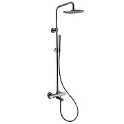 Душевая система Fima Carlo Frattini Shower column F4284/R253CR  с термостатом цвет Хром