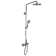 Душевая система Fima Carlo Frattini Shower column F4905/RP259CR  с термостатом цвет Хром