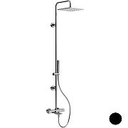 Душевая система Fima Carlo Frattini Shower column F4954/Q255NS с термостатом цвет Черный матовый