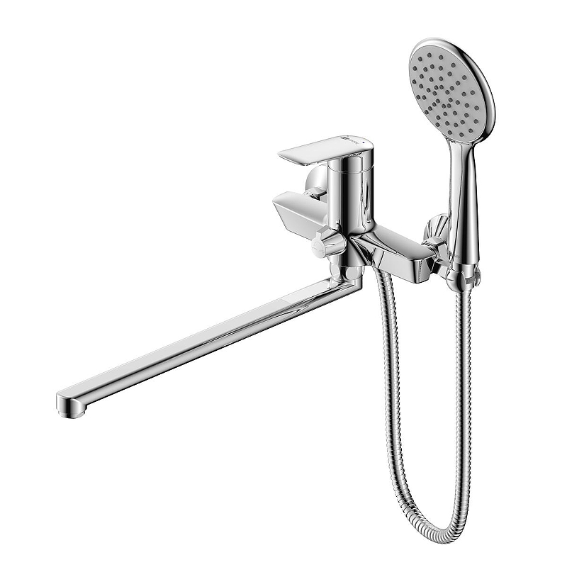 Смеситель для ванны Lemark Verba LM11451C универсальный 