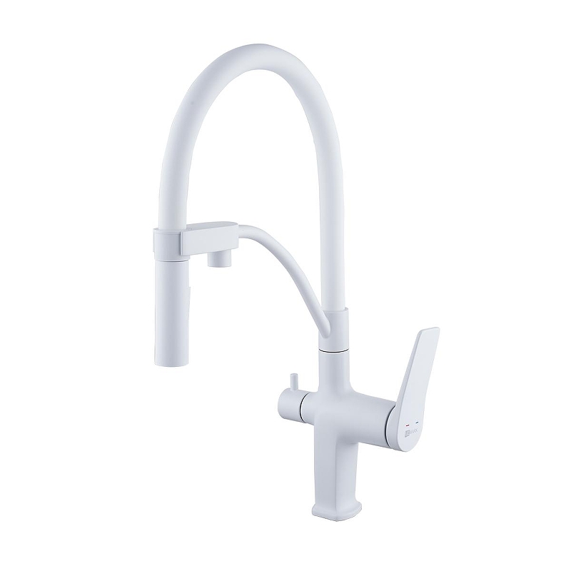 Смеситель для кухни Lemark Bronx LM3761MW 