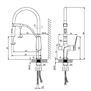 Смеситель для кухни Lemark Bronx LM3761MW цвет Белый матовый-5