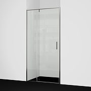 Душевая дверь WasserKRAFT Spree 90 14P04 профиль цвет Никель стекло прозрачное