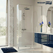 Душевой уголок WasserKRAFT Spree 120х90 14P07 профиль цвет Никель стекло прозрачное-3