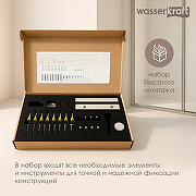 Душевой уголок WasserKRAFT Spree 100х90 14P22 профиль цвет Никель стекло прозрачное-4