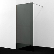 Душевая перегородка WasserKRAFT Rur 90 30W39-TG профиль цвет Хром стекло тонированное