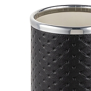 Стакан для зубных щеток Geralis M-PBH-M Punto цвет Черный, кант Хром-1