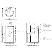 Раковина напольная Flaminia Mono Roll 44 MR44P цвет Белый-4