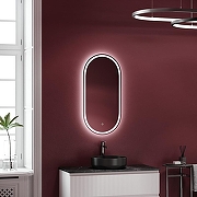 Зеркало Sancos Oval 45 OV45F с подсветкой с сенсорным выключателем и диммером-3