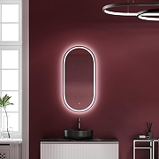 Зеркало Sancos Oval 45 OV45F с подсветкой с сенсорным выключателем и диммером-4