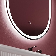 Зеркало Sancos Oval 45 OV45F с подсветкой с сенсорным выключателем и диммером-7