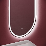 Зеркало Sancos Oval 45 OV45F с подсветкой с сенсорным выключателем и диммером-9