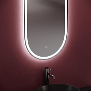 Зеркало Sancos Oval 45 OV45F с подсветкой с сенсорным выключателем и диммером-11