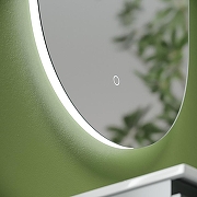 Зеркало Sancos Oval 45 OV45C с подсветкой с сенсорным выключателем и диммером-7