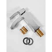 Смеситель для раковины Hansberge Cubito H1077C цвет Хром-3