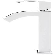 Смеситель для раковины Hansberge Cubito H1077W цвет Белый Хром-3