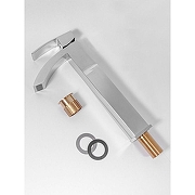 Смеситель для раковины Hansberge Cubito H2077C цвет Хром-3