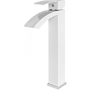Смеситель для раковины Hansberge Cubito H2077W цвет Белый Хром