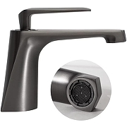 Смеситель для раковины Hansberge H1068BG цвет Графит-4