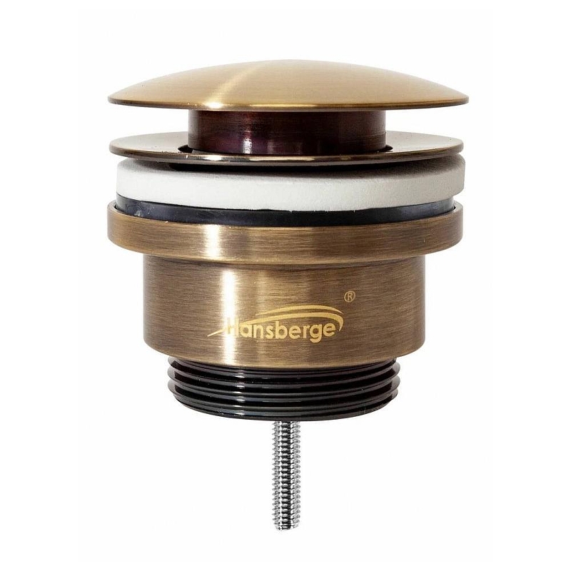 Донный клапан Hansberge H107BR click-clack 