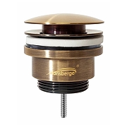 Донный клапан Hansberge H107BR click-clack цвет Бронза