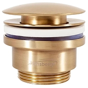 Донный клапан Hansberge H107MG click-clack цвет Золото матовое-3