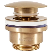 Донный клапан Hansberge H107MG click-clack цвет Золото матовое-1