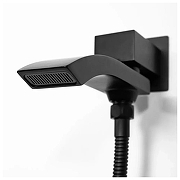 Душевая система Hansberge Cubito H6077BL с термостатом цвет Черный матовый-5