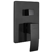 Душевая система Hansberge Cubito H6077BL с термостатом цвет Черный матовый-9