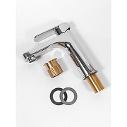 Смеситель для раковины Hansberge Optima H1044C цвет Хром-4